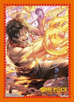 画像1: オフィシャルカードスリーブ10　ポートガス・D・エース【70枚入り】(1個)[新品商品]