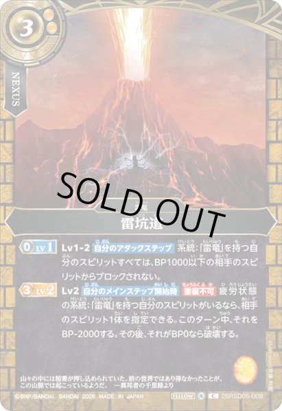 画像1: 雷坑道[BS_26RSD05-009_C]【26RSD05収録】 (1)