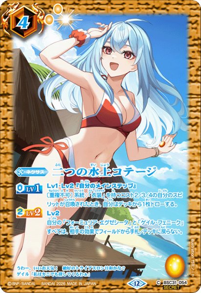 画像1: 【SECRET】二つの水上コテージ[BS_BSC31-054_C]【BSC51収録】 (1)