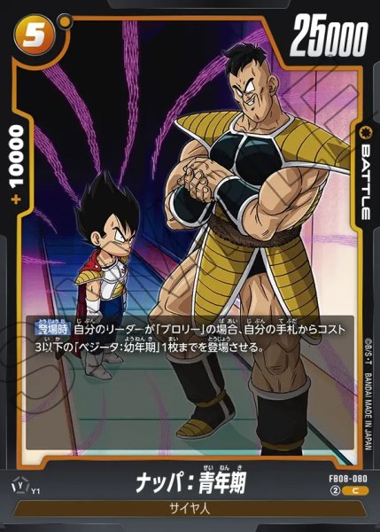 画像1: ナッパ：青年期[DBF_FB08-080_C] (1)