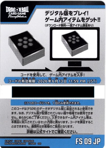 画像1: デジタルコード(有効期限2026/06/13)[DBF_FS09] (1)