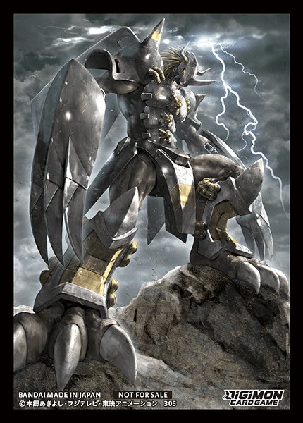 画像1: 【BOX特典スリーブ(5枚入り)】ブラックウォーグレイモン(BT2パラレルイラスト)[DC_EX10_S04] (1)