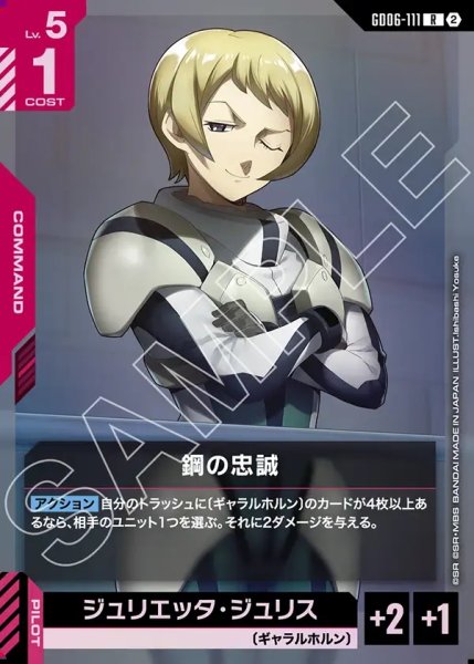 画像1: 鋼の忠誠[GCG_GD06-111_R(2)] (1)