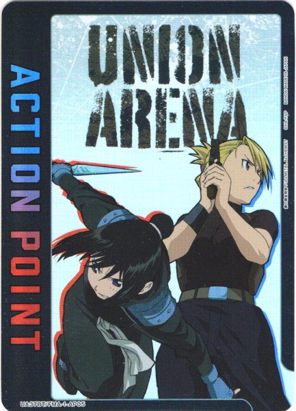 画像1: 【パラレル】アクションポイントカード(リザ・ホークアイ&ランファン)[UA_UA37BT/FMA-1-AP05]【UA37BT/FMA収録】 (1)