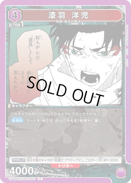 画像1: 漆羽 洋児[UA_UA46BT/KGR-1-017_U] (1)