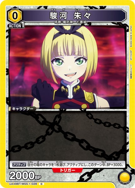 画像1: 駿河 朱々[UA_UA49BT/MSS-1-028_C] (1)