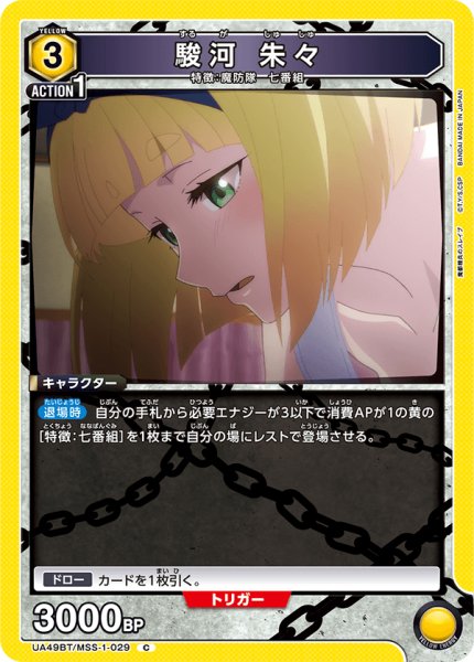 画像1: 駿河 朱々[UA_UA49BT/MSS-1-029_C] (1)