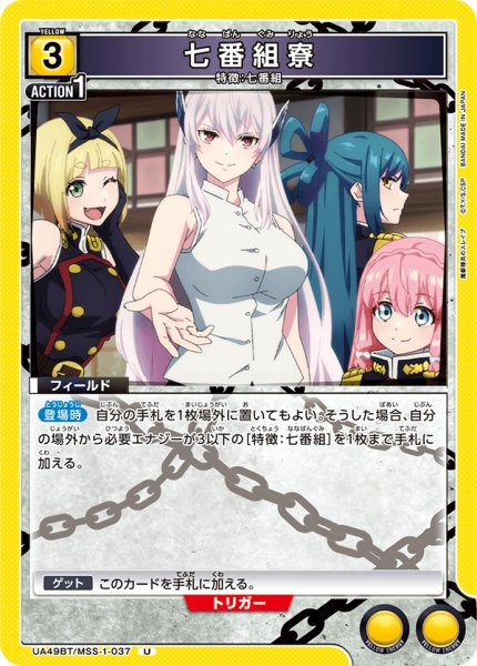 画像1: 七番組寮[UA_UA49BT/MSS-1-037_U] (1)