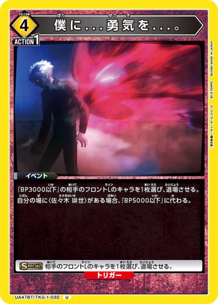 画像1: 僕に...勇気を...。[UA_UA47BT/TKG-1-032_U] (1)