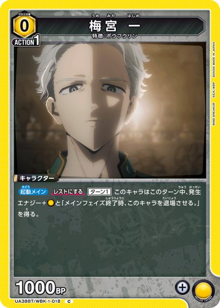 画像1: 梅宮 一[UA_UA38BT/WBK-1-018_C] (1)