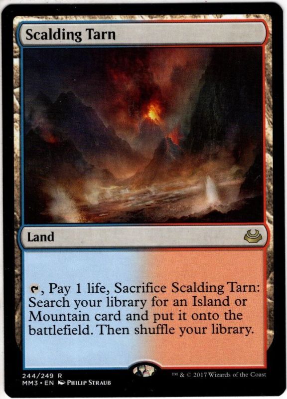 MTG 日本語　沸騰する小湖　Scalding Tarn