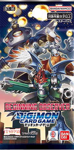 【予約商品・全額前金制】【12/22(金)発売】デジモンカードゲーム ブースター　BEGINNING  OBSERVER【BT-16】(1カートン・12BOX入)(1BOXあたり4800円)[新品商品]